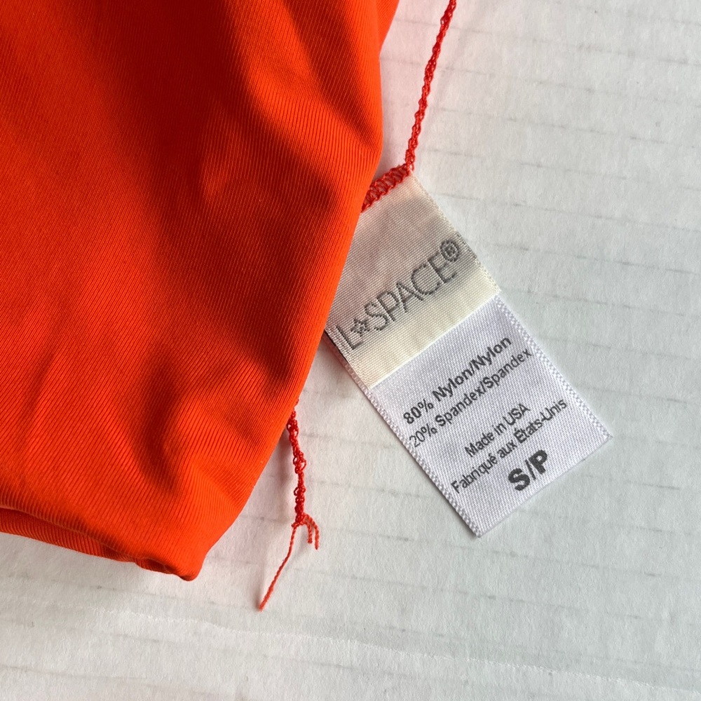 LSpace L Space Parker Bikini Set Orange Size Small - Picture 4 of 5